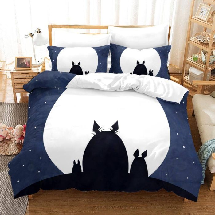Tonari no Totoro #34 Duvet Cover Pillowcase Bedding Set Home Decor