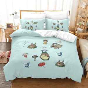 Tonari no Totoro #35 Duvet Cover Pillowcase Bedding Set Home Decor