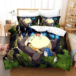 Tonari no Totoro #36 Duvet Cover Pillowcase Bedding Set Home Decor