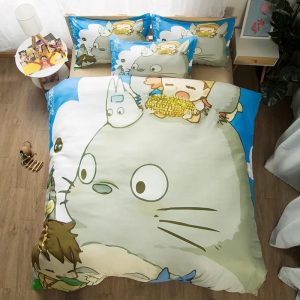 Tonari no Totoro #5 Duvet Cover Pillowcase Bedding Set Home Decor