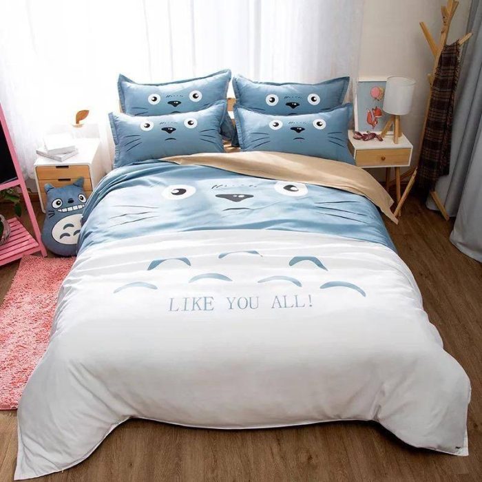Tonari no Totoro #6 Duvet Cover Pillowcase Bedding Set Home Decor