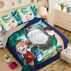 Tonari no Totoro #7 Duvet Cover Pillowcase Bedding Set Home Decor
