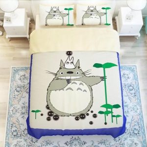 Tonari no Totoro #9 Duvet Cover Pillowcase Bedding Set Home Decor