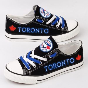 Toronto Blue Jays MLB Baseball 1 Gift For Fans Low Top Custom Canvas Shoes