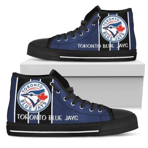 Toronto Blue Jays MLB Baseball 2 Custom Canvas High Top Shoes