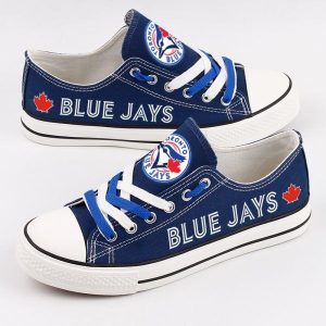 Toronto Blue Jays MLB Baseball Gift For Fans Low Top Custom Canvas Shoes