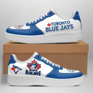 Toronto Blue Jays Nike Air Force Shoes Unique Baseball Custom Sneakers