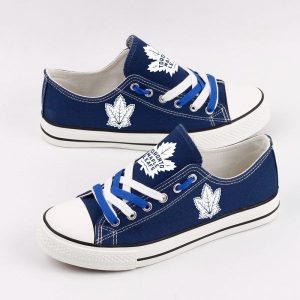 Toronto Maple Leafs NHL Hockey 2 Gift For Fans Low Top Custom Canvas Shoes