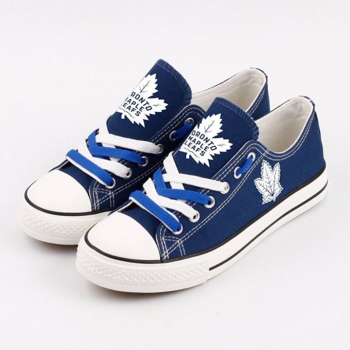 Toronto Maple Leafs NHL Hockey Gift For Fans Low Top Custom Canvas Shoes