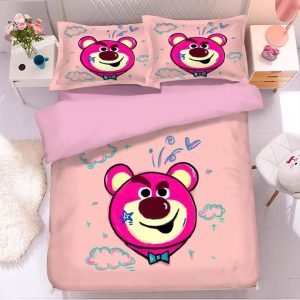 Toy Story Lots-O'-Huggin Bear #33 Duvet Cover Pillowcase Bedding Set Home Bedroom Decor