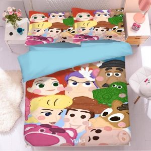 Toy Story Lots-O'-Huggin Bear #37 Duvet Cover Pillowcase Bedding Set Home Bedroom Decor