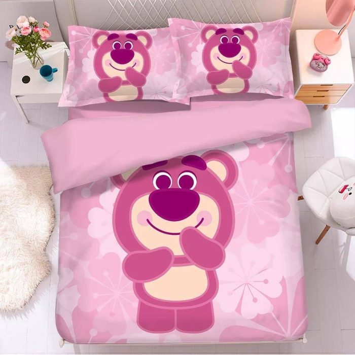 Toy Story Lots-O'-Huggin Bear #38 Duvet Cover Pillowcase Bedding Set Home Bedroom Decor