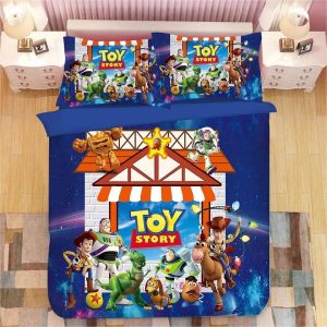 Toy Story Woody Forky #14 Duvet Cover Pillowcase Bedding Set Home Bedroom Decor
