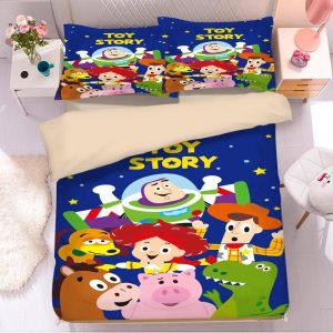 Toy Story Woody Forky #25 Duvet Cover Pillowcase Bedding Set Home Bedroom Decor