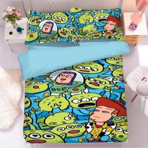 Toy Story Woody Forky #28 Duvet Cover Pillowcase Bedding Set Home Bedroom Decor