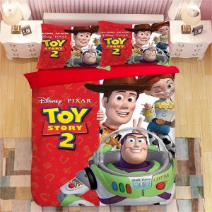 Toy Story Woody Forky #3 Duvet Cover Pillowcase Bedding Set Home Bedroom Decor