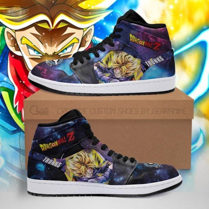 Trunks Sneaker Boots J1 Galaxy Dragon Ball Z Air Jordan 1 Anime Shoes Custom Sneakers