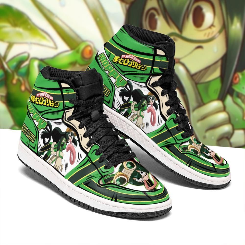 Tsuyu Asui Sneakers Froppy My Hero Academia Anime Shoes Jdh0569 Choose Life Choose Style 