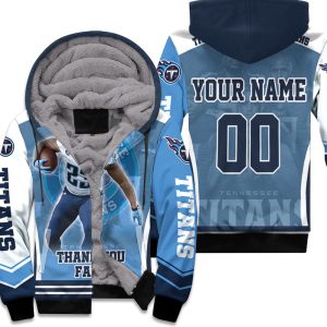 Tye Smith 23 Super Bowl 2021 Tennessee Titans Afc South Champions Personalized Unisex Fleece Hoodie