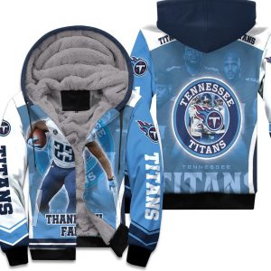 Tye Smith #23 Super Bowl 2021 Tennessee Titans Afc South Division Champions Unisex Fleece Hoodie