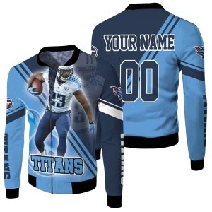 Tye Smith 23 Tennessee Titans Afc Division South Super Bowl 2021 Personalized Fleece Bomber Jacket