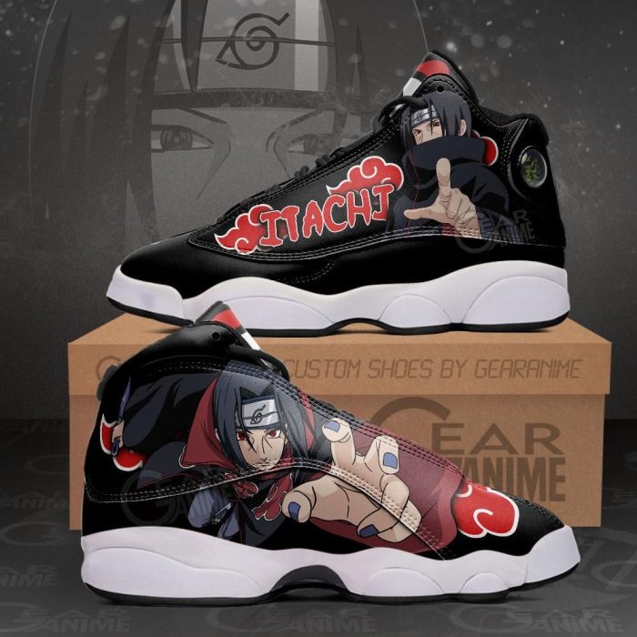 Uchiha Itachi Jordan 13 Sneakers Naruto Custom Anime Shoes