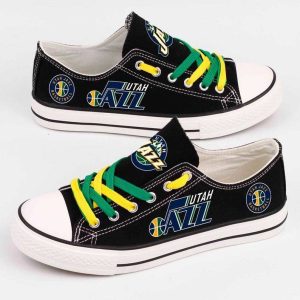 Utah Jazz NBA Basketball 4 Gift For Fans Low Top Custom Canvas Shoes