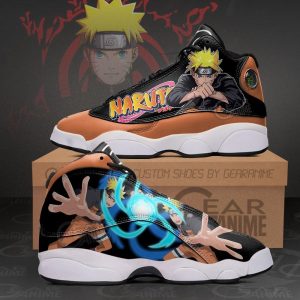 Uzumaki Naruto Rasengan Jordan 13 Sneakers Custom Anime Shoes
