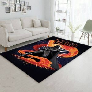 Vader Area Rug Star Wars Funky Explosions Family Carpet Living Room And Bedroom Rug