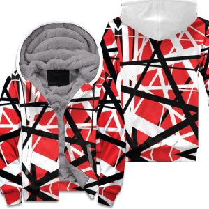 Van Halen Guitar Frankenstrat Design Pattern For Fan 3D Unisex Fleece Hoodie