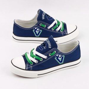 Vancouver Canucks NHL Hockey 1 Gift For Fans Low Top Custom Canvas Shoes