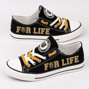 Vegas Golden Knights NHL Hockey For Life Gift For Fans Low Top Custom Canvas Shoes
