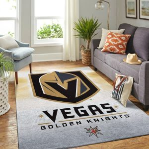 Vegas Golden Knights NHL Team Logo Style Nice Gift Home Decor Rectangle Area Rug
