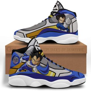 Vegeta Shoes Uniform Dragon Ball Anime Jordan 13 Sneakers