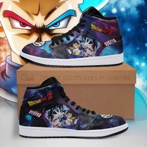Vegeta Sneaker Boots J1 Galaxy Dragon Ball Z Air Jordan 1 Anime Shoes Custom Sneakers