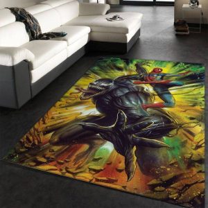 Venom And Spider Man Marvel Area Rug Living Room And Bed Room Rug Christmas