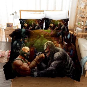 Venom Bane Batman #16 Duvet Cover Pillowcase Bedding Set Home Bedroom Decor