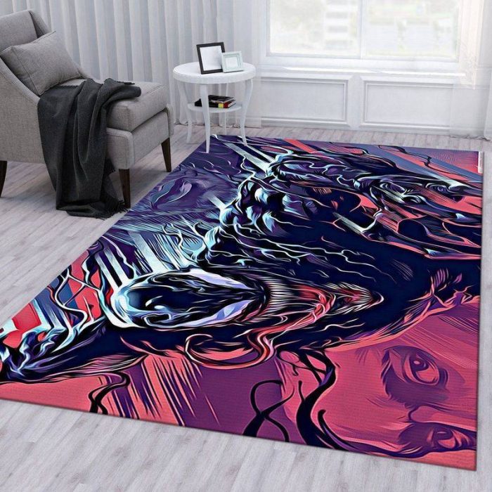 Venom Marvel 7 Area Rug Living Room And Bedroom Rug Home Decor Floor Decor