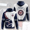 Washington Nationals 3D Hoodie