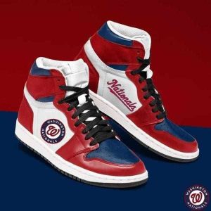 Washington Nationals MLB Baseball Air Jordan 1 Sport Custom Sneakers