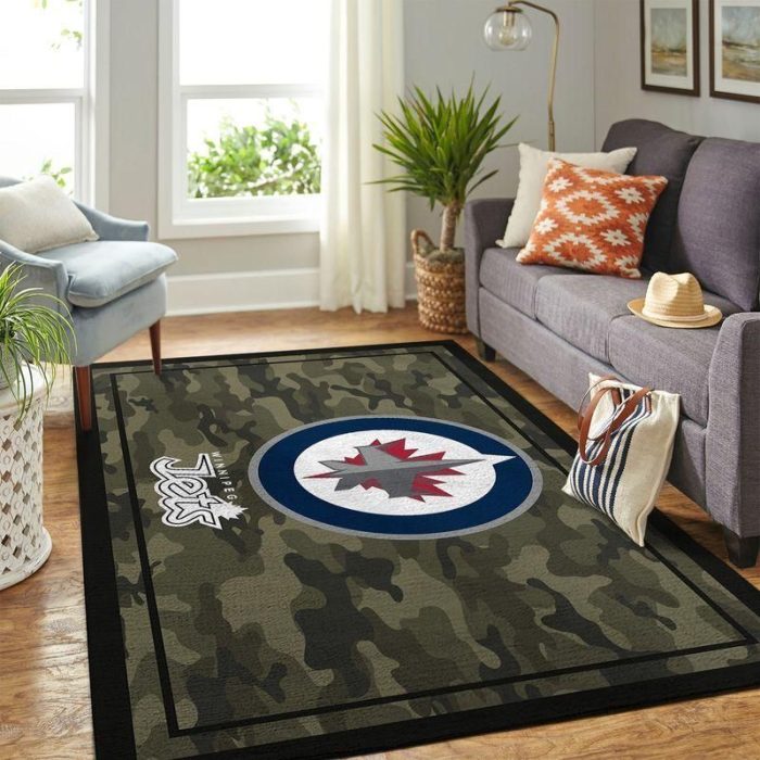 Winnipeg Jets NHL 2 Area Rug Living Room And Bed Room Rug