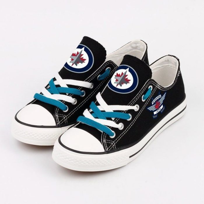 Winnipeg Jets NHL Hockey 1 Gift For Fans Low Top Custom Canvas Shoes