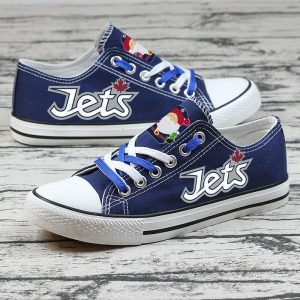 Winnipeg Jets NHL Hockey 3 Gift For Fans Low Top Custom Canvas Shoes