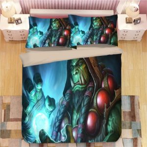 World of Warcraft WOW #6 Duvet Cover Pillowcase Bedding Set Home Bedroom Decor