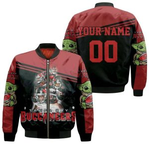 Yoda Tampa Bay Buccaneers Green Helmet Nfc South Division Champions Super Bowl 2021 Personalized Bomber Jacket