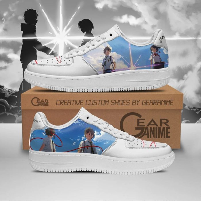 Your Name Shoes Anime Air Force Sneakers Pt11
