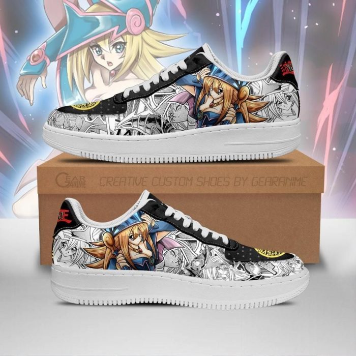 Yugioh Shoes Dark Magician Girl Air Force Sneakers Yu Gi Oh Anime Shoes