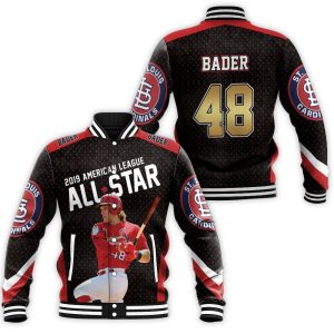 48 Harrison Bader St Louis Cardinals Baseball Jacket