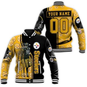 98 Vince Williams Great Player Pittsburgh Steelers 2020 NFL Season Personalized Baseball Jacket