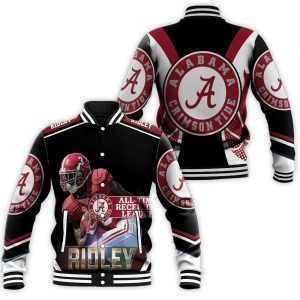 Alabama Crimson Tide 3 Calvin Ridley Baseball Jacket